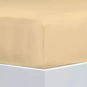 Prostěradlo Prostěradlo Avance Jersey 45 Vanilla Žlutá 90-100x200 cm