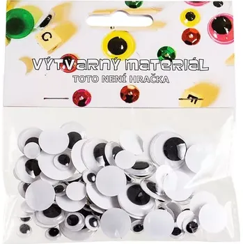 Oči s pohyblivou zorničkou pro tvoření