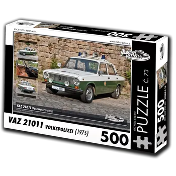 Puzzle Retro-Auta č. 73 VAZ 21011 Volkspolizei 1975 500 dílků