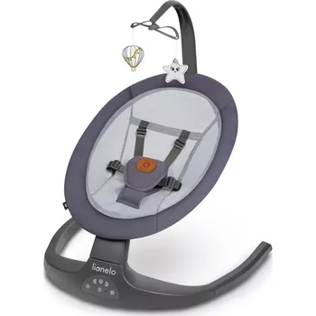 Lionelo kojenecké lehátko 2v1 Ralf Grey Graphite