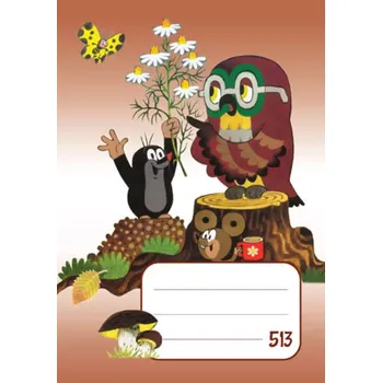 Školní sešit A5 linkovaný KRTEK 10 listů BOBO BLOK