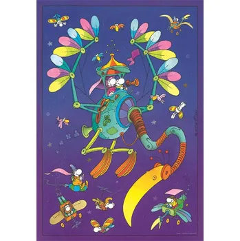 Puzzle CLEMENTONI Mordillo: Cesta 500 dílků