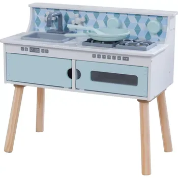 Dětská kuchyňka Dřevěná dětská kuchyňka KIDKRAFT Play & Put Away