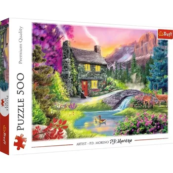 Puzzle Trefl Horská idylka 500 dílků