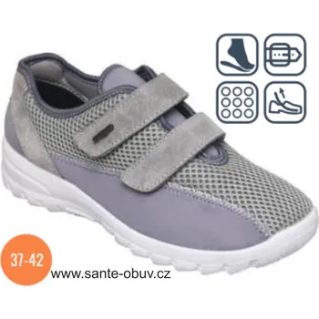 Dámská zdravotní obuv SANTÉ MJ/4009 šedá vycházková obuv HALLUX, --- - 42