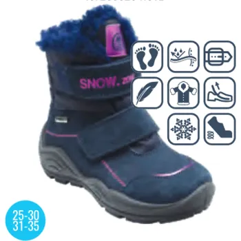 Dámská zdravotní obuv SANTÉ IC/281279 BLU zimní obuv vel.31-35, --- - 34