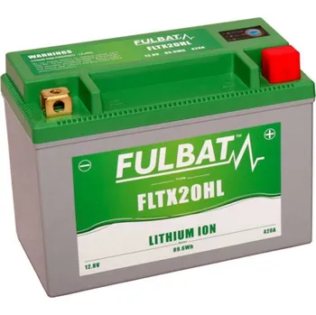 Motobaterie motobaterie litiová Fulbat LiFePO4 12V, 7Ah, 420A, 1,12 kg, 175x87x130 mm nahrazuje typy: