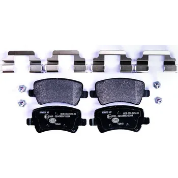 Brzdová destička Sada brzdových destiček, kotoučová brzda HELLA 8DB 355 025-401