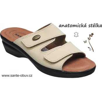 Dámská zdravotní obuv SANTÉ PO/5140 zdravotní pantofel béžová, béžová - 41
