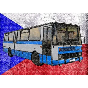 Puzzle Puzzle s autobusem Karosa C734 (foto puzzle autobus )