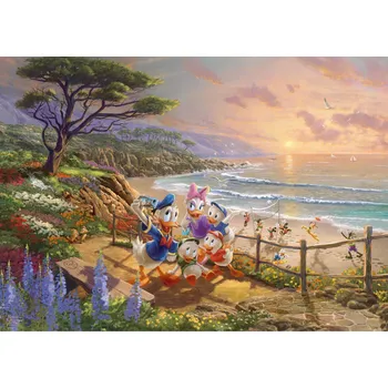 Puzzle SCHMIDT Donald & Daisy: Kačeří odpoledne 1000 dílků