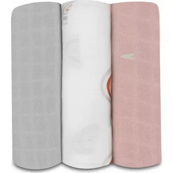 Plena LIONELO Bambusové pleny 3ks Rainbow