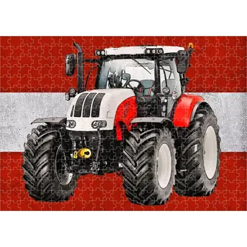 Puzzle Puzzle s traktorem Steyr (puzzle traktory)