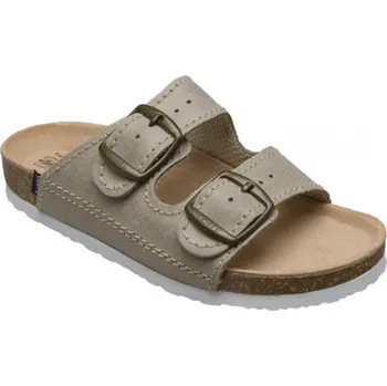 Dámská zdravotní obuv SANTÉ D/202/S12/BP zdravotní pantofel tm.šedá vel.27-30, šedá - 28