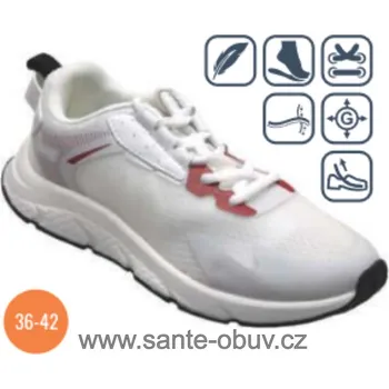 Dámská zdravotní obuv SANTÉ WD/110 WHITE vych. obuv 36-42, --- - 38