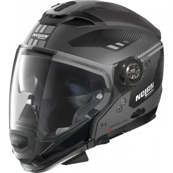 Helma na motorku Moto helma Nolan N70-2 GT Bellavista N-Com Flat Lava Grey 21, XL