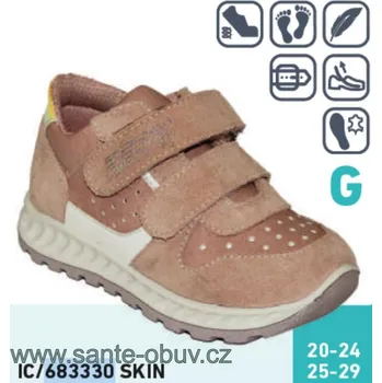 Dámská zdravotní obuv SANTÉ IC/683330 SKIN vych. obuv vel.20-29, --- - 20