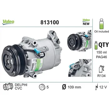 Kompresor klimatizace Kompresor, klimatizace VALEO 813100