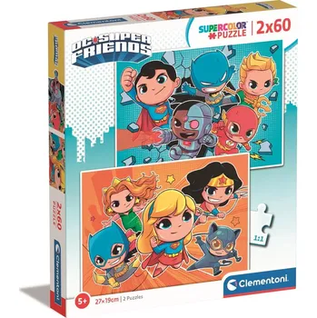 Puzzle Puzzle DC Super Friends 2x60 dílků od Clementoni