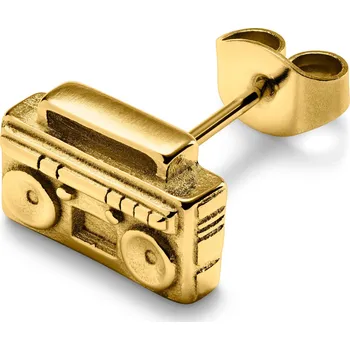 Náušnice Jaygee | Náušnice pecka ve tvaru rádia zlaté barvy - Otsu