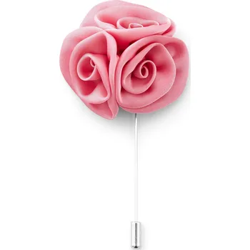 Brož Květina do klopy Pink Rose - Warren Asher