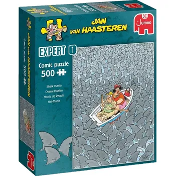 Puzzle Puzzle JUMBO Jan van Haasteren Expert 1: Žraločí mánie 500 dílků
