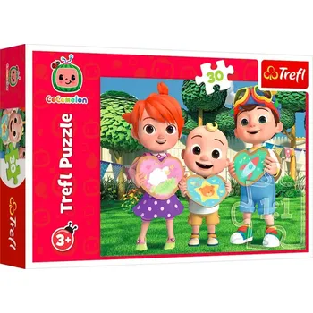 Puzzle puzzle 30 dílků – Cocomelon: hrajme si spolu (Trefl)