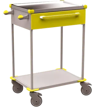 ASSIST 190 vozík zdravotnický, plast ABS, žlutá