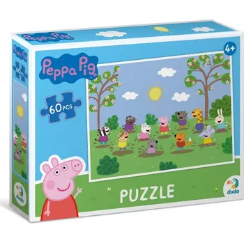 Puzzle DODO Prasátko Peppa Zábava na sluníčku 60 dílků