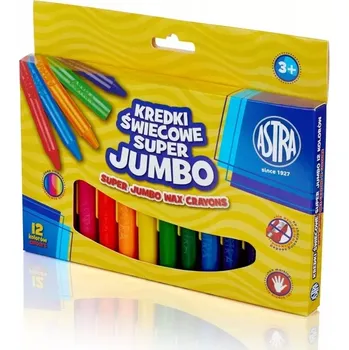 Výtvárné potřeby Voskovky Astra Super Jumbo 12 ks