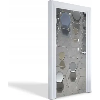 Fototapeta Foto tapeta samolepící na dveře nábytek skříně Molekulární struktura 95x205 cm