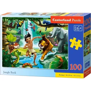 Puzzle Castorland Kniha džunglí 100 dílků