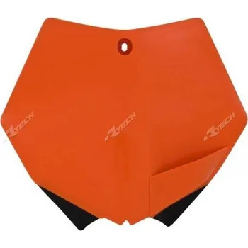 RACETECH tabulka pod startovní číslo KTM SX/SXF 07-12, barva oranžová/černá (TBKTMAR0007)