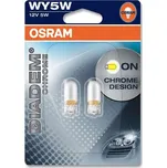 OSRAM žárovka 5W 12V W2,1x9,5D WY5W DIADEM chromové (BLISTER dvojitý)