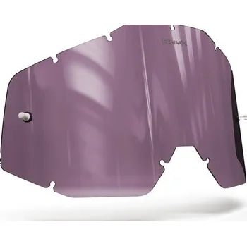 Motocyklové brýle 100percent náhradní plexi pro brýle 100% pro brýle 100% Racecraft/Accuri/Strata, ONYX LENSES fialové