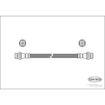 Brzdová hadice Brzdová hadice CORTECO 19032535