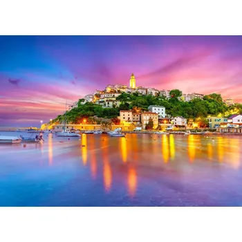 Puzzle ENJOY Vesnice Vrbnik Chorvatsko 1000 dílků