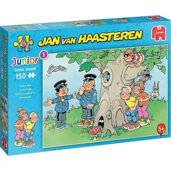 Puzzle Puzzle JUMBO Jan van Haasteren Junior: Hra na schovávanou 150 dílků