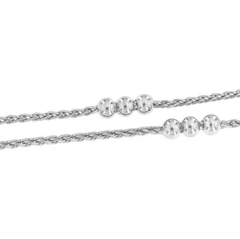 Náhrdelník Zlatnictví U Kostela Ozdobný řetízek kuličky typ M - 45 cm 983619369