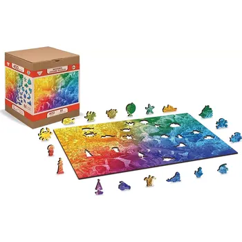 Puzzle WOODEN CITY Dřevěné Tropické ryby 2v1 EKO 400 dílků