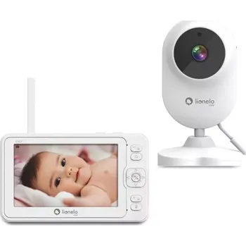 chůvička Elektronická chůvička s kamerou LIONELO Babyline bílá