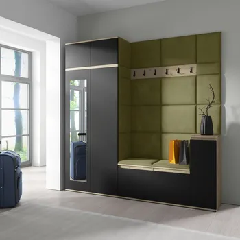 Předsíňová stěna Předsíňová stěna Emi 26 - dub artisan / černá