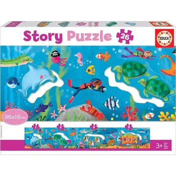 Puzzle EDUCA Story Podmořský svět 26 dílků