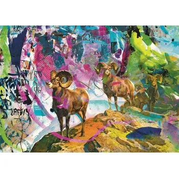 Puzzle Puzzle HEYE Rebrush! Velké rohy 1000 dílků