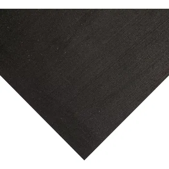 Rohožka Černá gumová podlahová deska FLOMA FitFlo SF1050 - délka 200 cm, šířka 100 cm, výška 2 cm