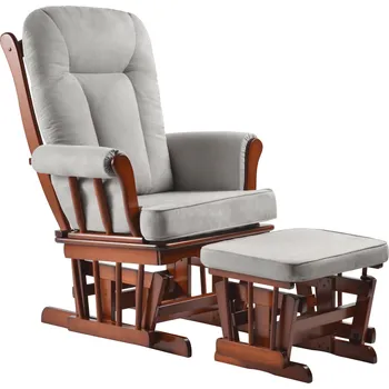 Křeslo Tempo Kondela Saford ořech/šedé