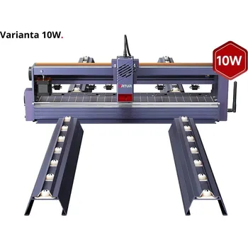 Gravírování Ortur Laser Master F10 Velkoplošný Laserový Gravírovací CNC Stroj Pojízdná Gravírka Plotr 40x300cm Gravíruje Kovy Výběr Variant 10W