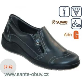 Dámská zdravotní obuv SANTÉ CS/18506 BLACK vych. obuv, černá - 41