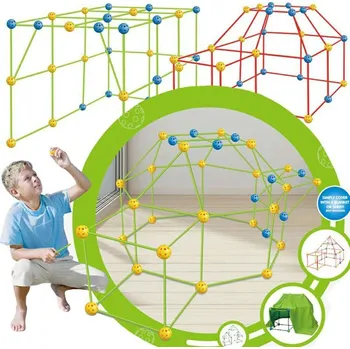 ostatní stavebnice Dětská stavebnice pro stavění stanové pevnosti - CHYBÍ