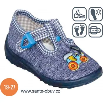 Dámská zdravotní obuv SANTÉ FG/013CB domácí obuv vel.20-27, --- - 26